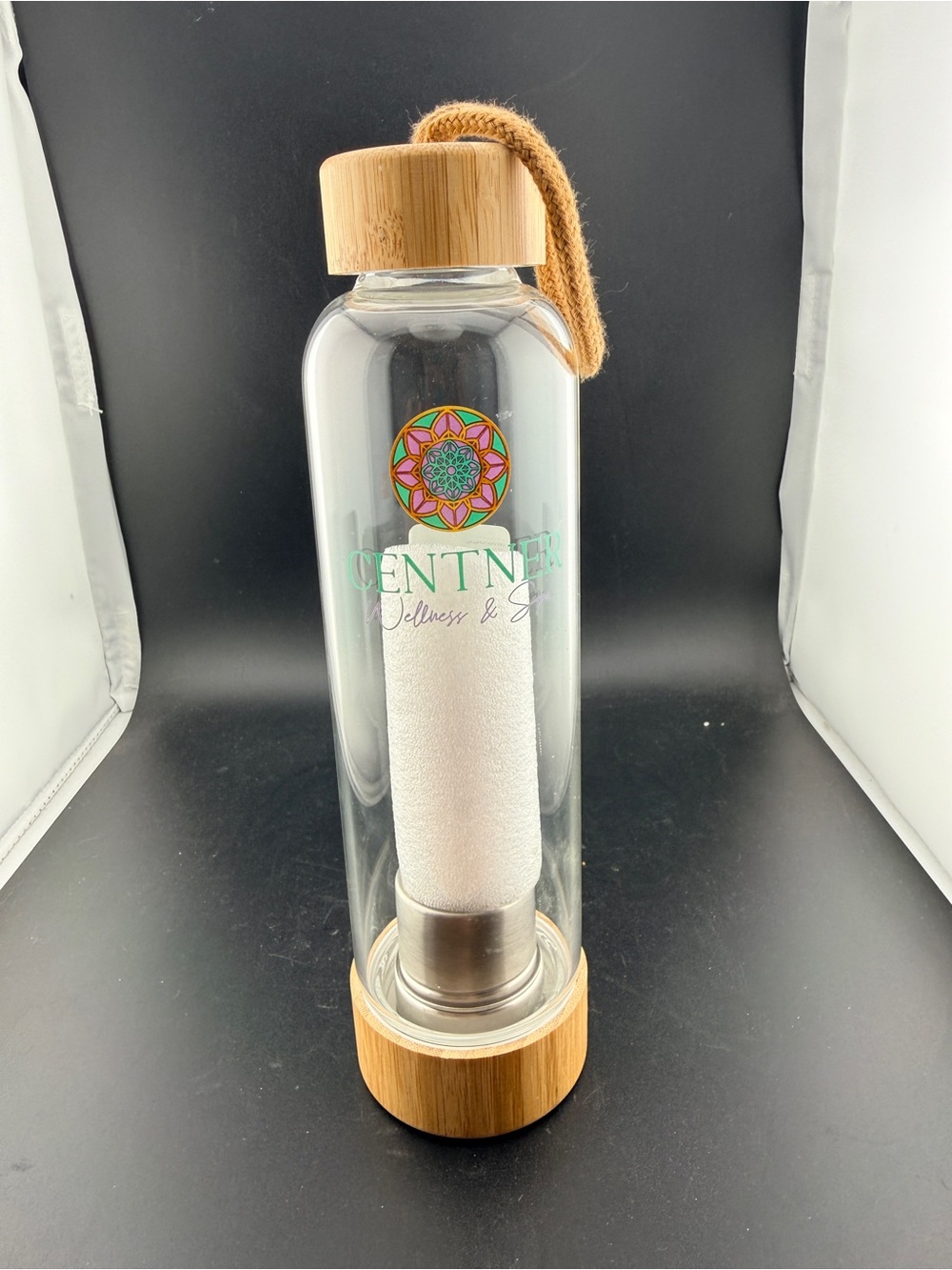 Amethyst Crystal Infused Water Bottle - Picture 4 of 4